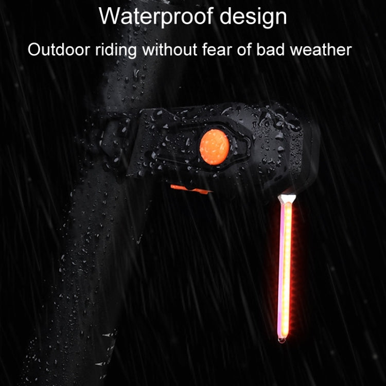 Bicycle Flowing Warning Tail Light Mountain Bike Night Riding Safety Indicator Light