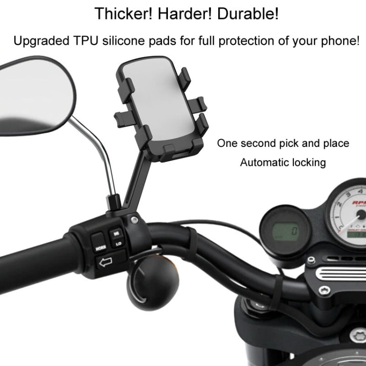 Mountain Road Bike Phone Holder Motorcycle Aluminum Alloy Riding Navigation Bracket
