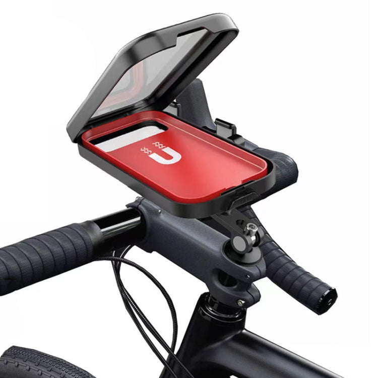 Waterproof Bicycle Cell Phone Holder 360 Rotating Riding Navigation Holder