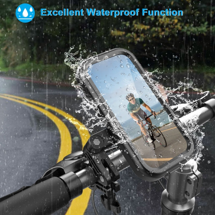 Waterproof Bicycle Cell Phone Holder 360 Rotating Riding Navigation Holder