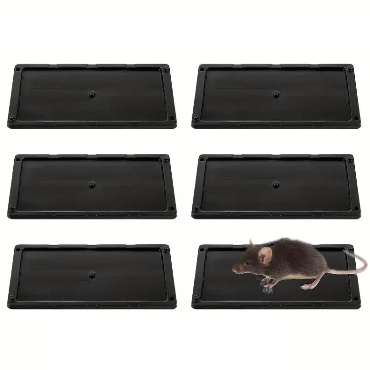 6pcs /Set Plastic Sticky Mouse Board Rat-killing Sticker