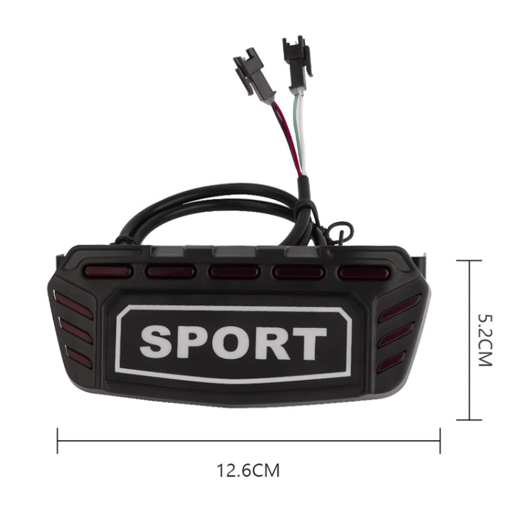 For KUGOO M5 AIMITE Electrical Scooter Rear Tail Light Brake Warning Lights