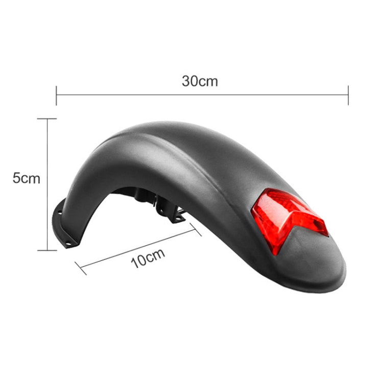 AIMITE For 10 Inch KUGOO M4 Electric Scooter Rear Fender Accessories With Tail Light