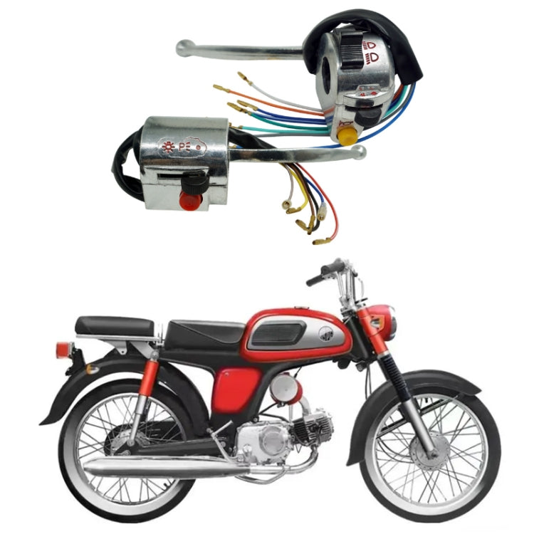 For JIALING JH70/JH90 Handlebar Electric Switch Starter Assembly