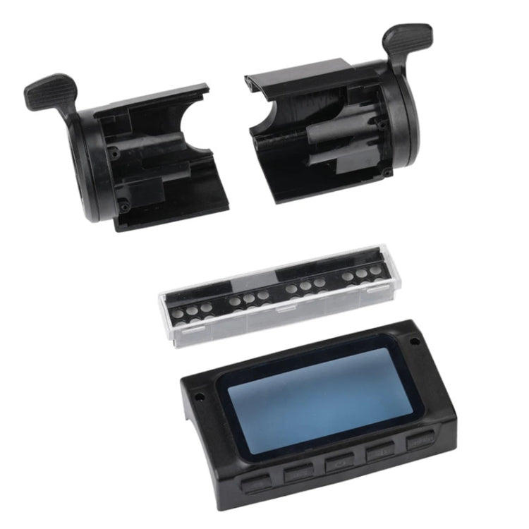 AIMITE For 8 inch KUGOO Electric Scooter Throttle Handle/Steering Handle/Display Screen Light Cover Set