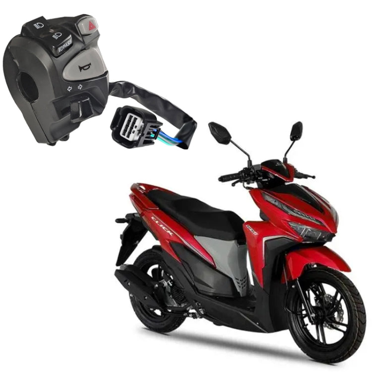 For Honda Click150i Left Handlebar Turn Signal Motorcycle Switch Accessories