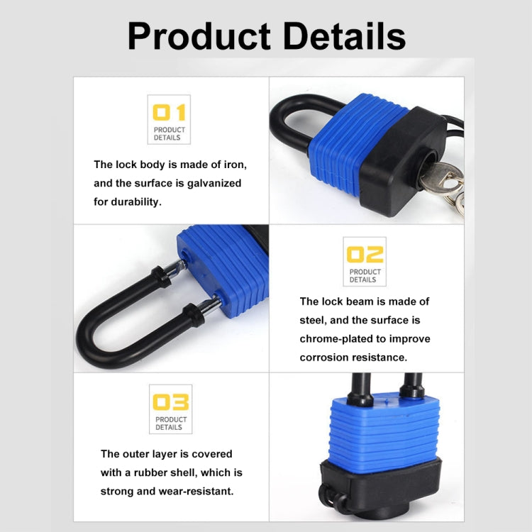Industrial Safety Dustproof and Anti-theft Padlock Waterproof Insulation Lock