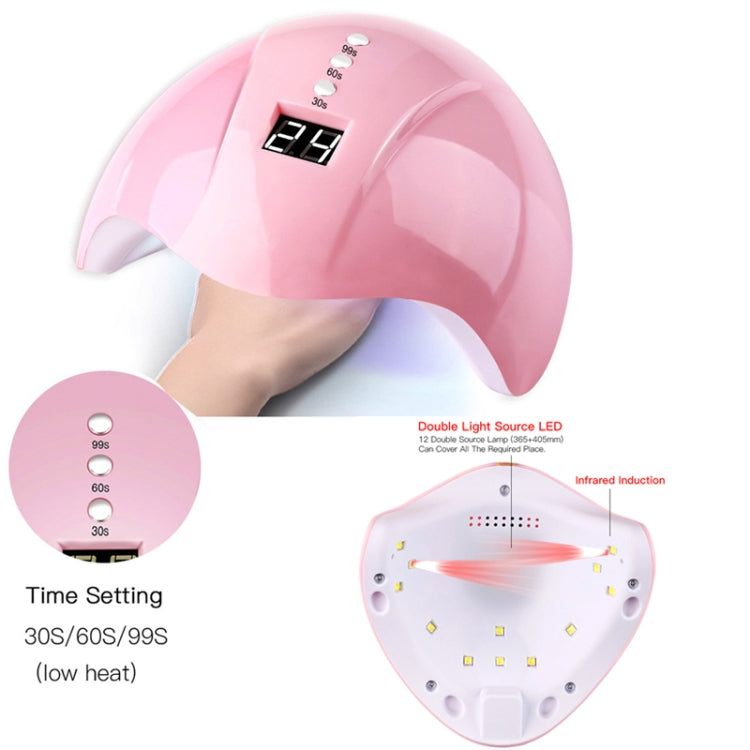 USB Plug-in Seashell Nail Lamp Mini UV Light Therapy Lamp Nail Polishers Stick Diamonds Tool Set