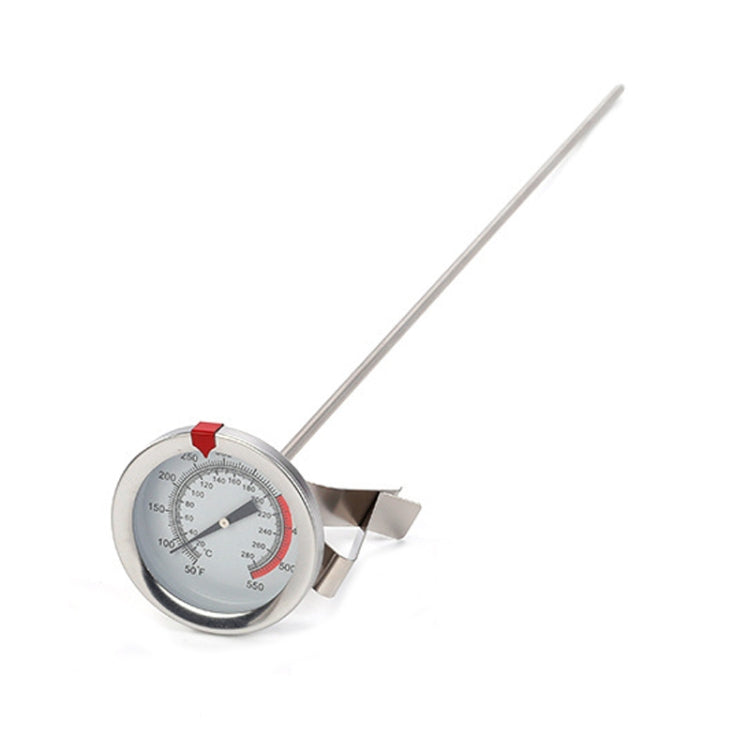 Stainless Steel Thermometer with Pot Clip for Frying, Cooking, Turkey, Food, Milk