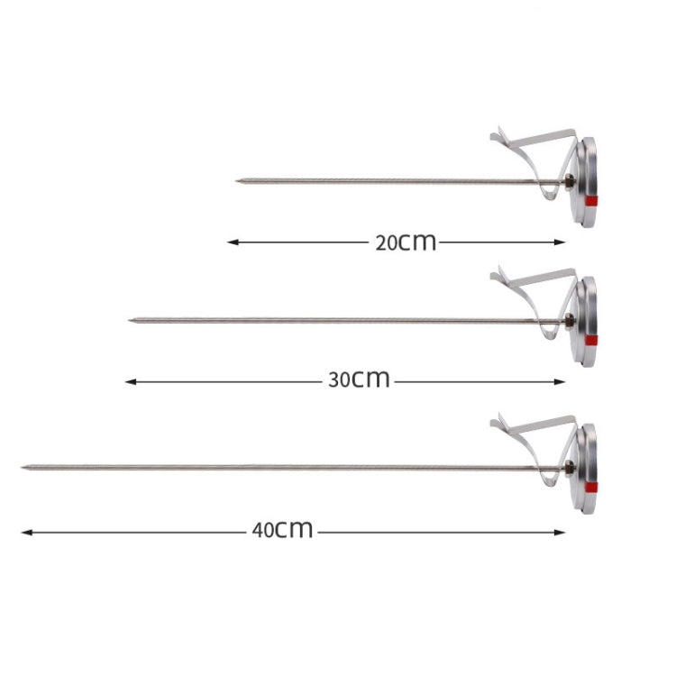 Stainless Steel Thermometer with Pot Clip for Frying, Cooking, Turkey, Food, Milk