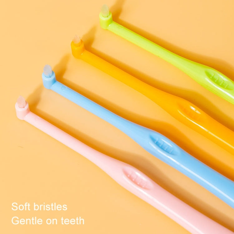 LERCH 2 In 1 Pointed + Rounded Orthodontic Teeth Cleaning Brush Pet Dental Crevice Brush