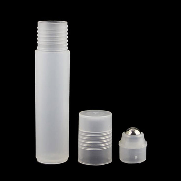 10pcs Frosted Roller Ball Empty Bottle Plastic Portable Perfume Roller Ball Bottle Essential Oil Dispenser Bottle