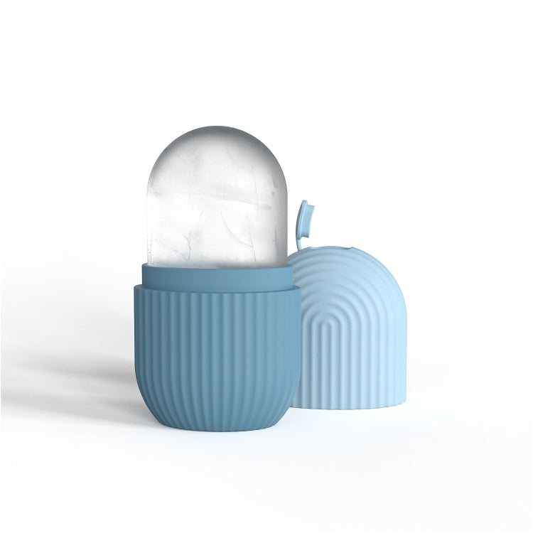 Silicone Wave Pattern Ice Compartment Mould Facial Beauty Massage Pore Shrinking Ice Cube Mold