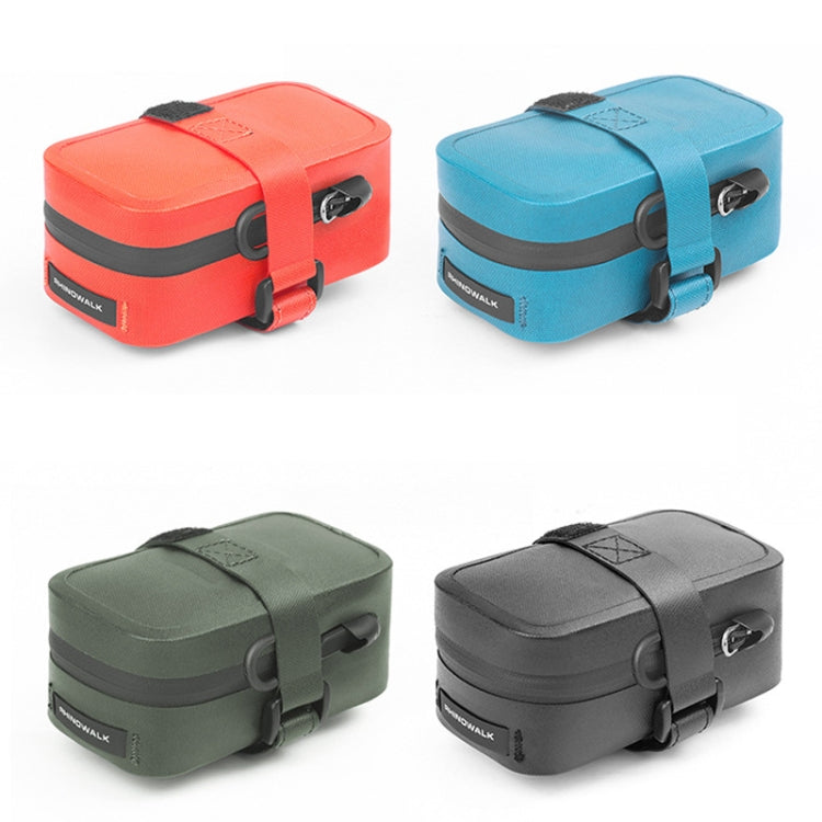 Rhinowalk RK5200 0.39L Bicycle Lightweight Waterproof Tail Bag Outdoor Cycling TPU Saddle Bag