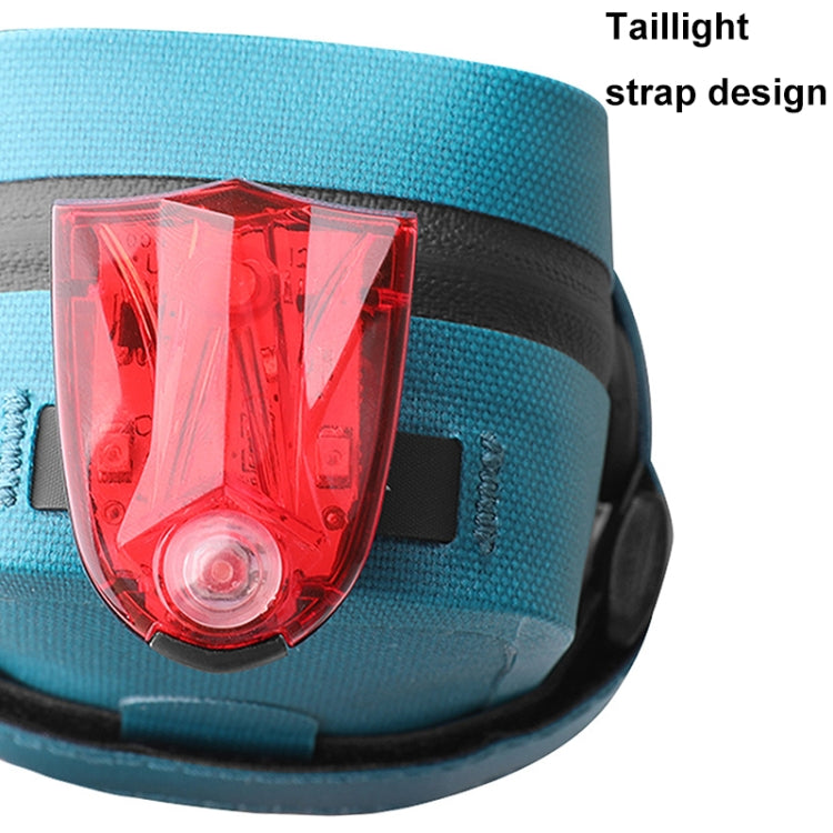 Rhinowalk RK5200 0.39L Bicycle Lightweight Waterproof Tail Bag Outdoor Cycling TPU Saddle Bag