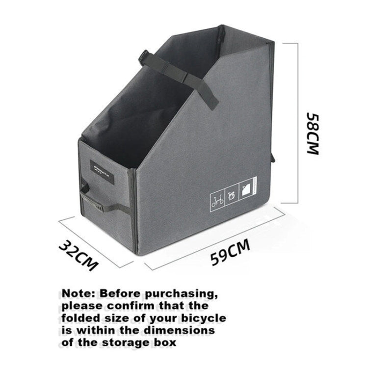 Rhinowalk RK70 For Brompton 14-inch Folding Bicycle Storage Box Car Trunk Bag