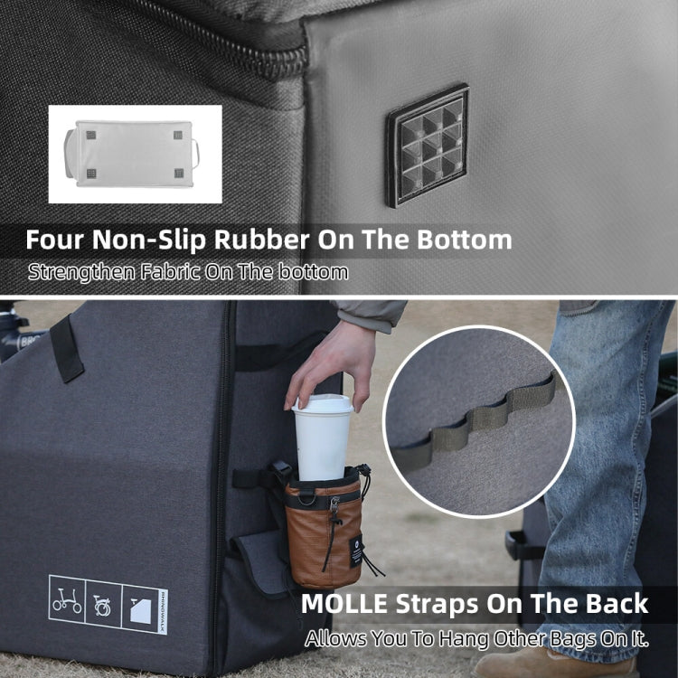 Rhinowalk RK70 For Brompton 14-inch Folding Bicycle Storage Box Car Trunk Bag