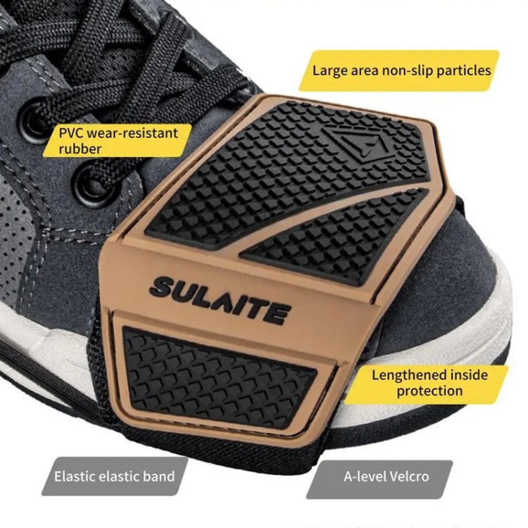 SULAITE Motorcycle Anti-Slip Riding Gear Cover Anti-Scratch Wear-Resistant Shoe Cover