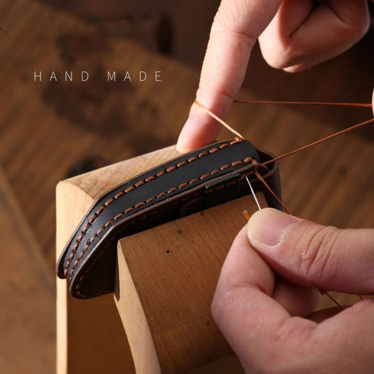 For 2024 BMW X7 Hallmo Cowhide Car Key Protection Cover