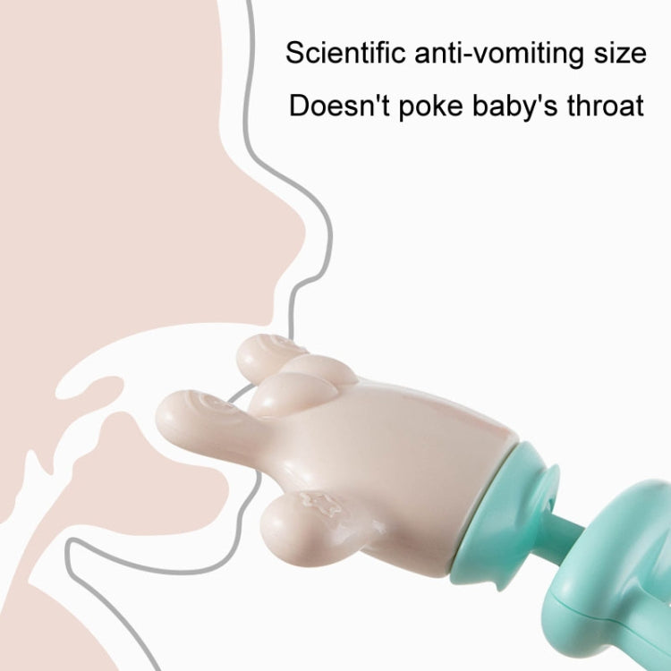 Baby Rattle Teether Soothing Teething Stick Anti-Eating Silicone Toy