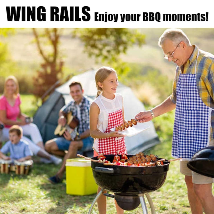 304 Stainless Steel Outdoor Barbecue Chicken Wing Fork Grill BBQ Grill Tools