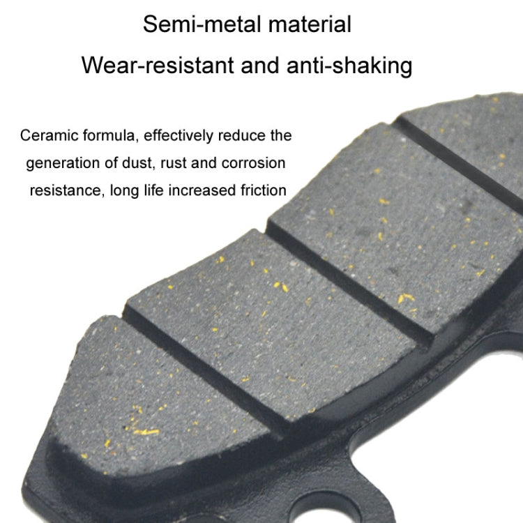 Motorcycle TBT Brake Pads Electric Vehicle Disc Brake Pads Battery Car Parts Dual Pump CBX Brake Pads