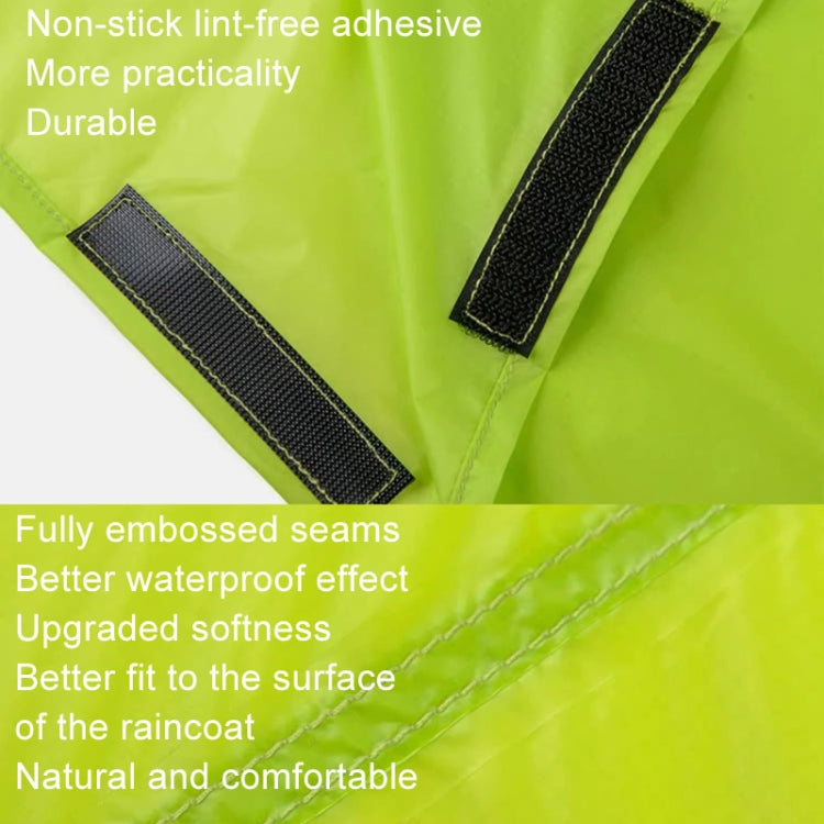 Naturehike 210T Plaid Outdoor Rain Poncho 3 In 1 Canopy Riding Travel Portable Backpacking Raincoat