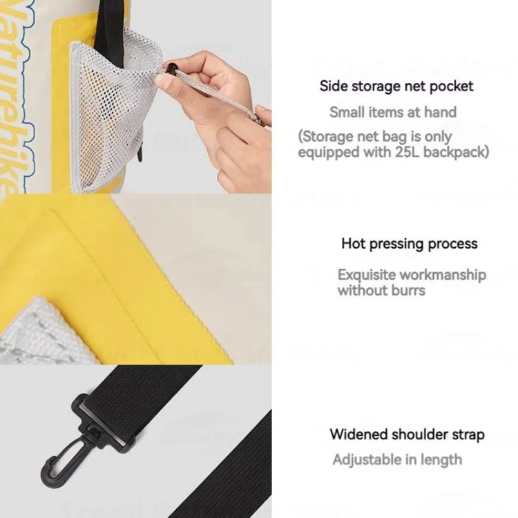 Naturehike Rafting Waterproof Bag Dry Wet Separate Shoulder Bag Outdoor Swimming Pack