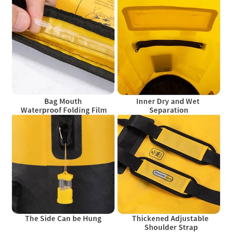 Naturehike Wet Dry IPX6 Waterproof Bag Outdoor Seaside Diving Swimming Rafting Equipment