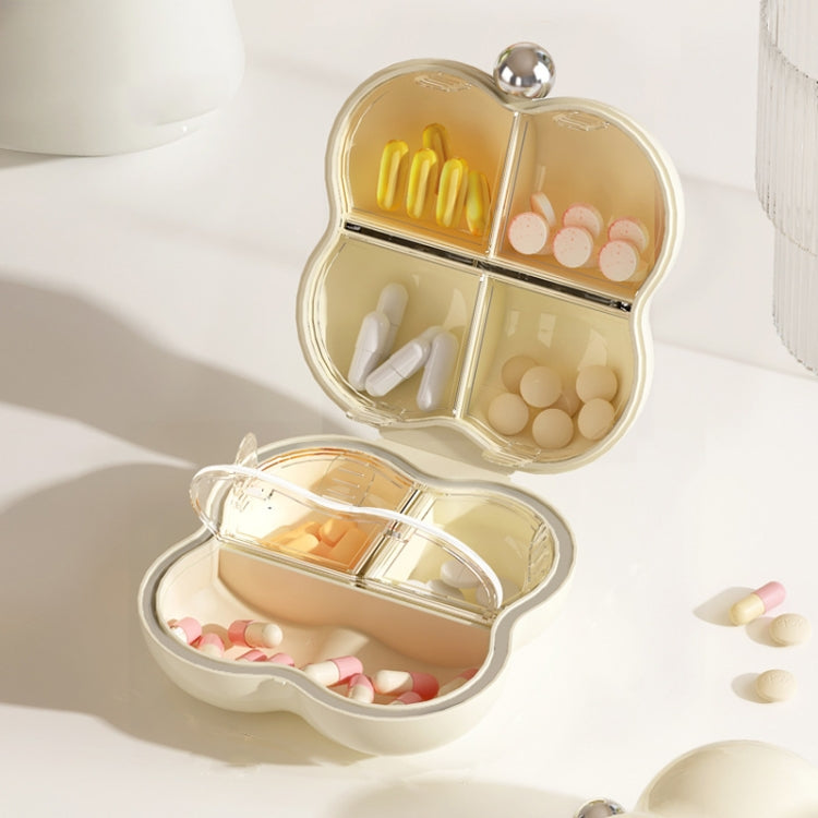 7 Compartment Mini Portable Pill Box Jewelry Sealed Storage Box