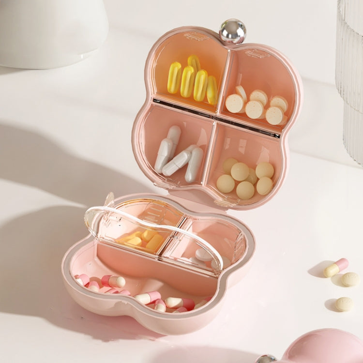 7 Compartment Mini Portable Pill Box Jewelry Sealed Storage Box