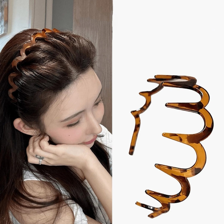 Dual Purpose Chopped Hair Wave Hair Bands With Teeth