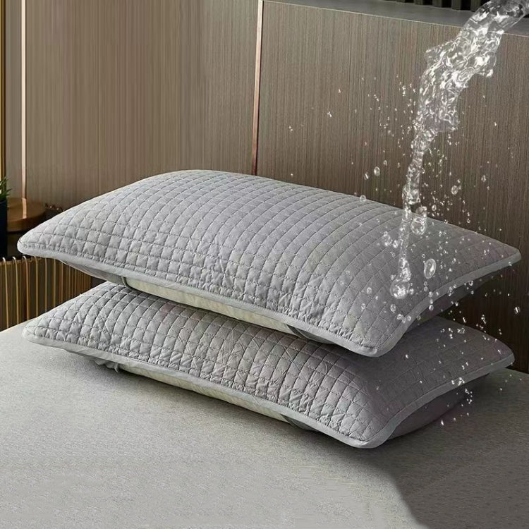 1pair Household Anti-Sweat And Dirt-Insulating Cotton Pillowcases