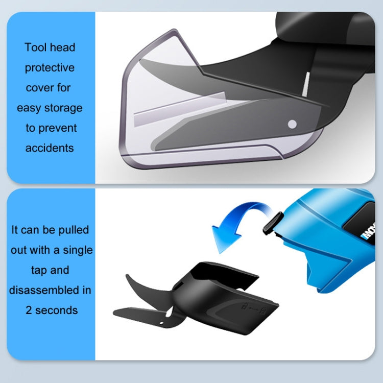 MOYI Electric Scissors Handheld Cloth Paper Box Cutting Tool