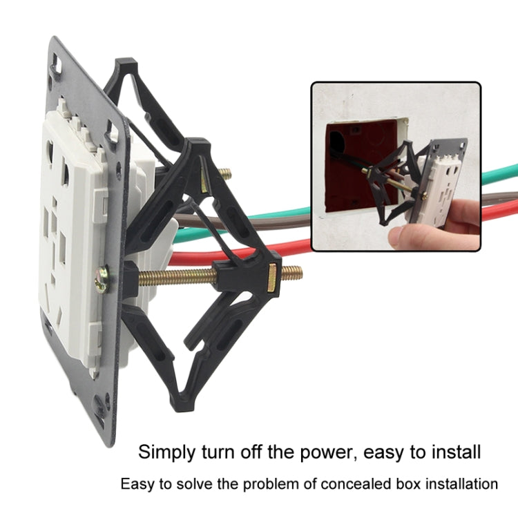 86 Type Switch Socket Concealed Box Repairer Wire Box Fixer Remedy Support Rod