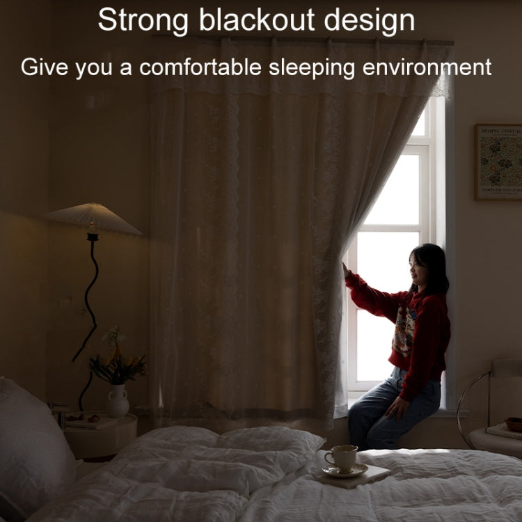 Sticky No-Punch Installation Bedroom Balcony High Blackout Self-Adhesive Curtains