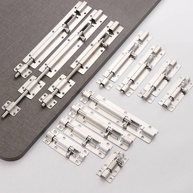 Stainless Steel Latch Door Bolt Bathroom Wooden Door And Window Anti-Theft Latch Lock