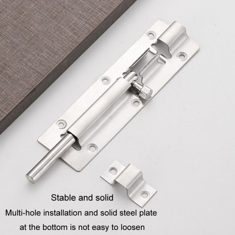 Stainless Steel Latch Door Bolt Bathroom Wooden Door And Window Anti-Theft Latch Lock
