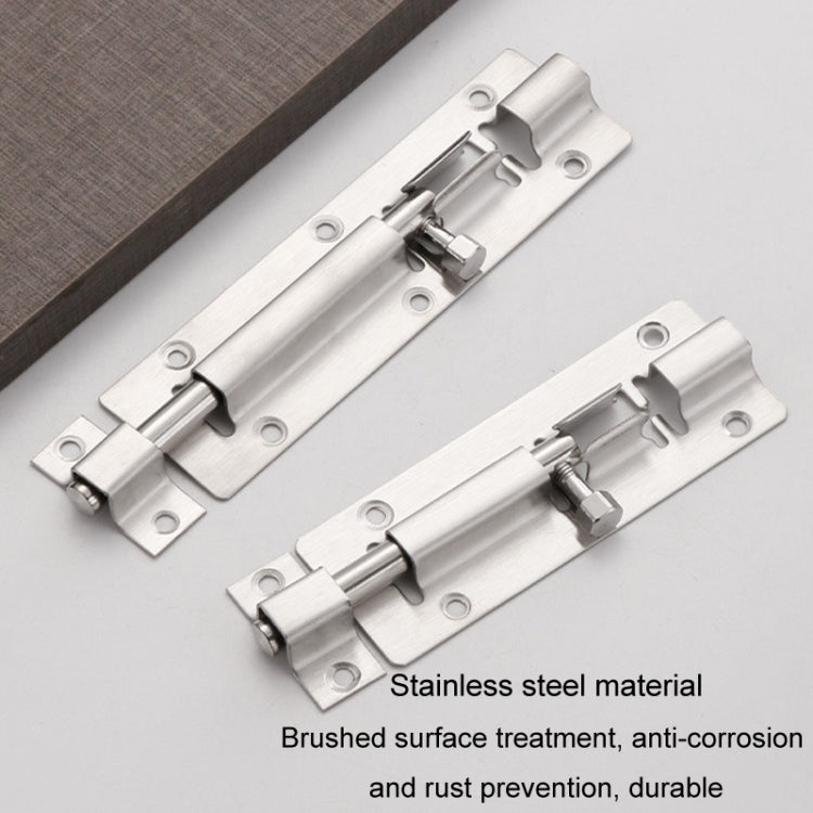 Stainless Steel Latch Door Bolt Bathroom Wooden Door And Window Anti-Theft Latch Lock