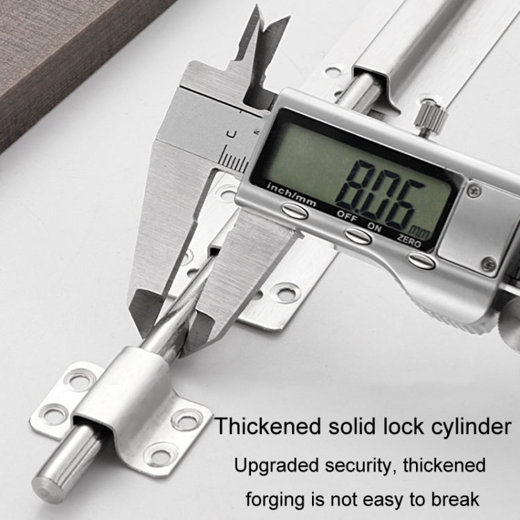 Stainless Steel Latch Door Bolt Bathroom Wooden Door And Window Anti-Theft Latch Lock