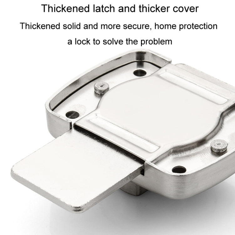 Stainless Steel Rotate Bolt Latch Anti-Theft Security Bathroom Door Lock Spring Latch