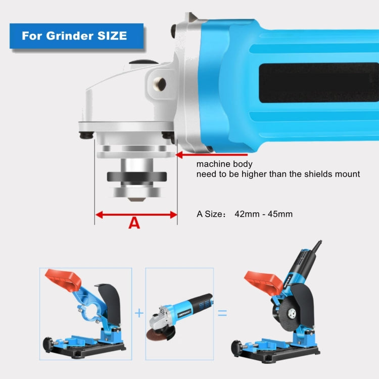 MOYI Small Multifunctional Modified Table Saw Electric Drill Angle Grinder Fixed Bracket