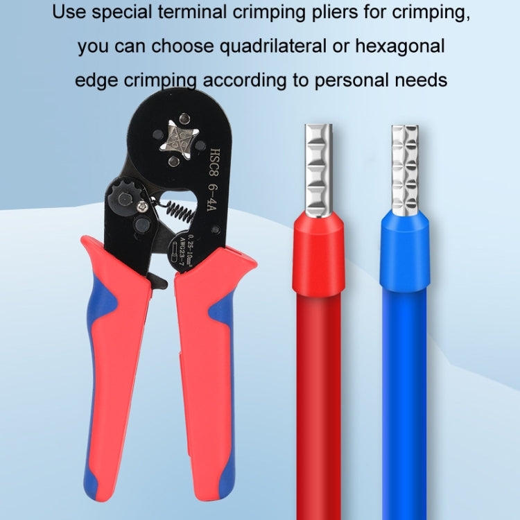 Tube-Type Cold-Pressed Terminal Block Crimping Pliers Plastic Box Set