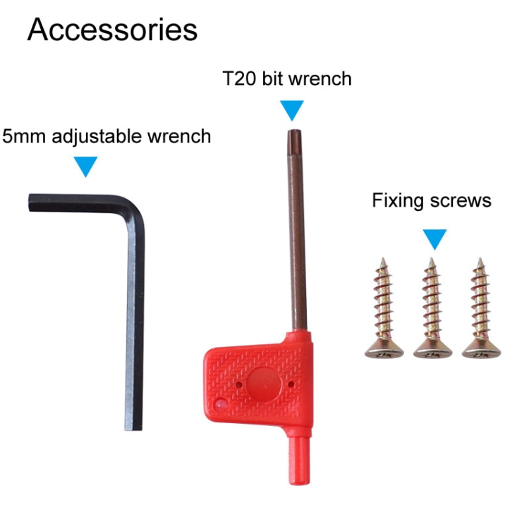 RUITOOL 8pcs / Set Adjustable 8-Hole Drill Rounders Woodworking DIY Tools