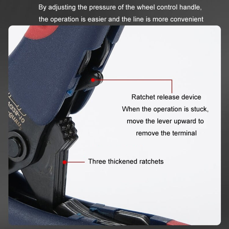 Manual Multifunctional VE Terminal Tube-shaped Special Crimping Pliers