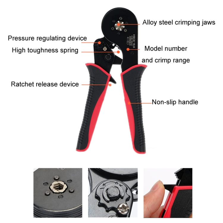 Wire Tube Type European Terminal Crimping Pliers