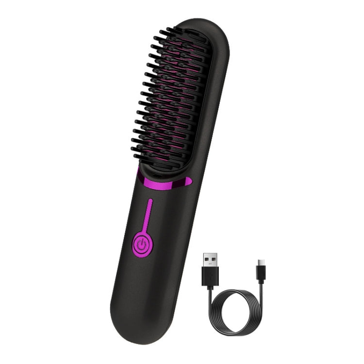 Wireless Hair Straightening Comb USB Charging Curling Iron