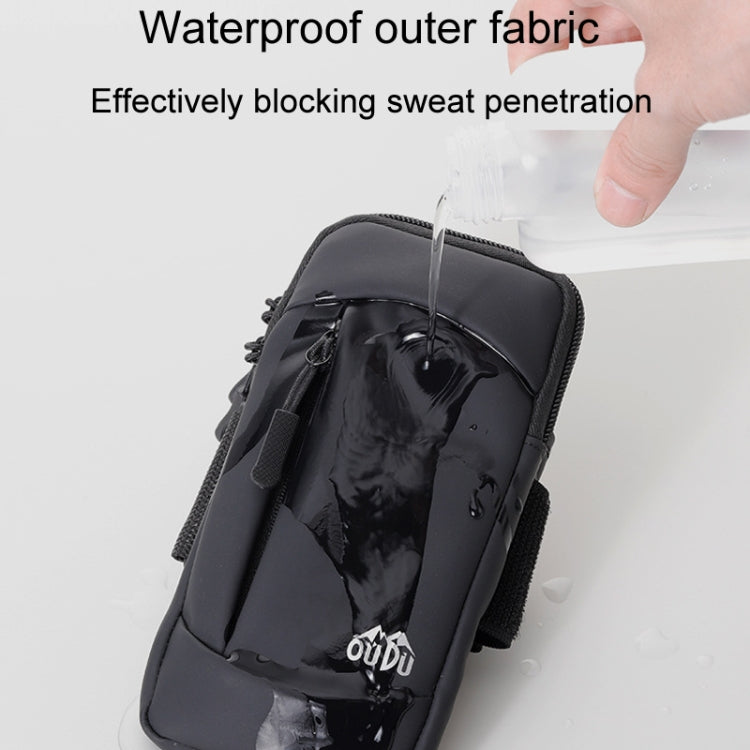 OUDU Outdoor Running Cell Phone Arm Bag Unisex Sports Portable Mobile Phone Pouch