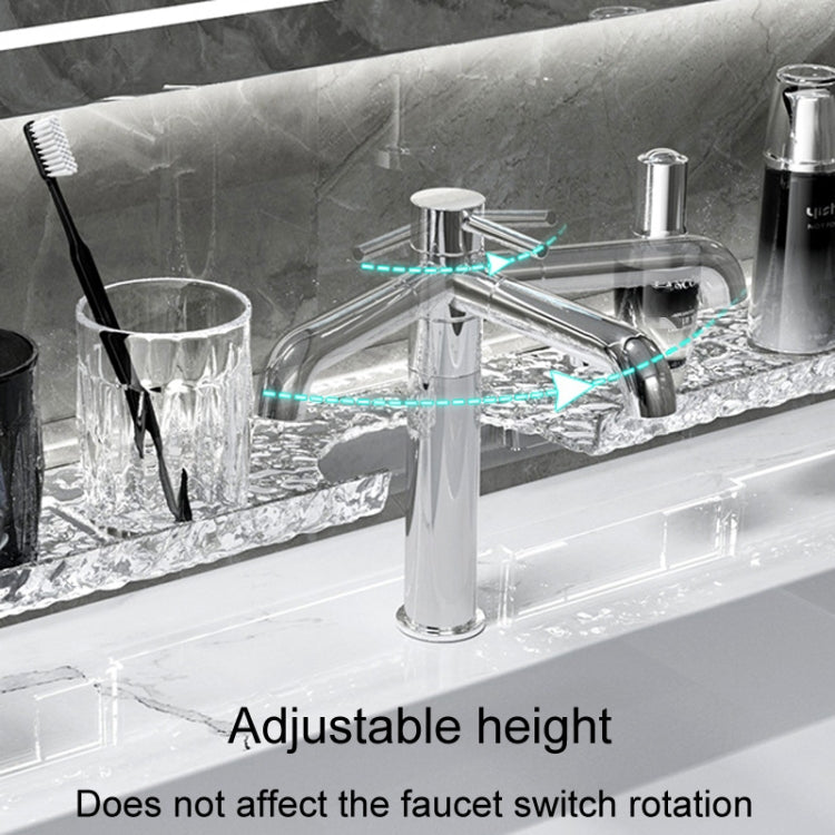 Punch-Free Bathroom Faucet Shelf Home Bathroom Vanity Storage Stand