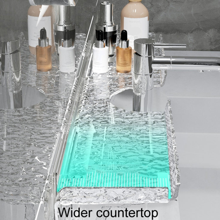 Punch-Free Bathroom Faucet Shelf Home Bathroom Vanity Storage Stand